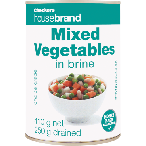 Checkers Housebrand Mixed Vegetables 410g