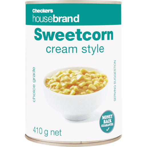 Checkers Housebrand Creamstyle Sweetcorn 410g