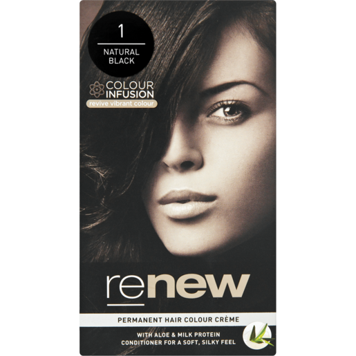 Renew Natural Black 1 Permanent Hair Colour Créme 50ml