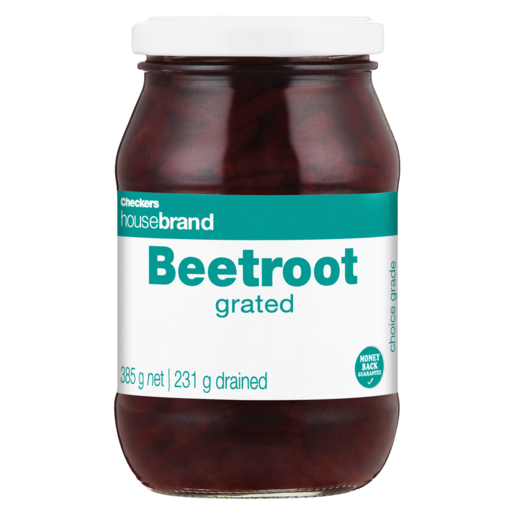 Checkers Housebrand Grated Beetroot 385g