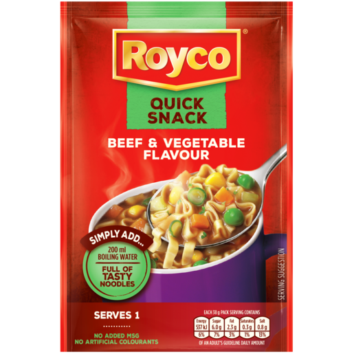Royco Quick Snack Beef & Vegetable Soup 38g