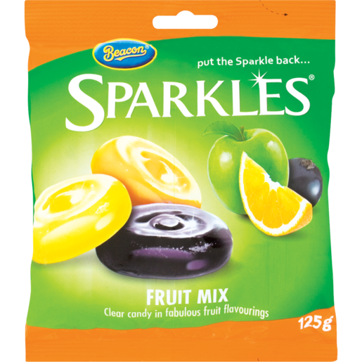 Sparkles Fruit Mix Sweets 125g