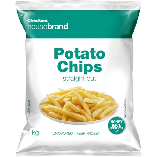 Checkers Housebrand Frozen Potato Chips 1kg
