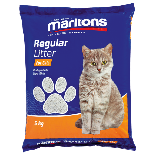 Marltons Regular Cat Litter 5kg Cat Litter & Litter Boxes Pet Waste