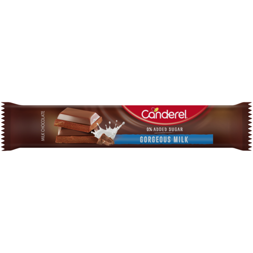 Canderel 0% Added Sugar Gorgeous Milk Chocolate Bar 30g