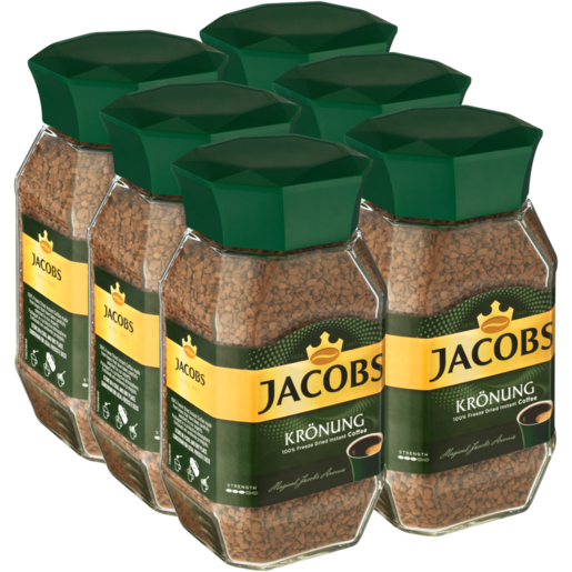 Jacobs Krönung Freeze Dried Instant Coffee 6 x 200g 