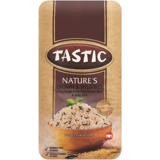Tastic Nature's Long Grain Parboiled Brown & Wild Rice 1kg