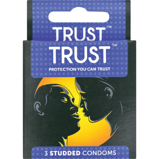Trust Studded Condoms 3 Pack