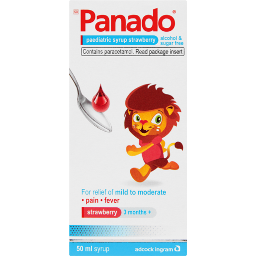 Panado Strawberry Paediatric Syrup 50ml