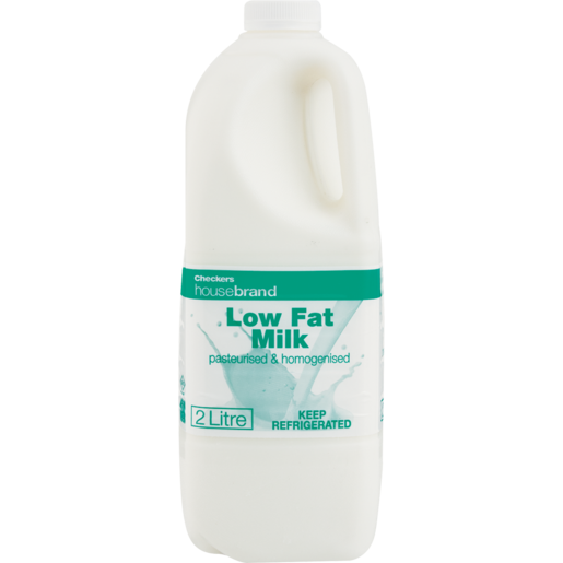 Checkers Housebrand Fresh Low Fat Milk 2L
