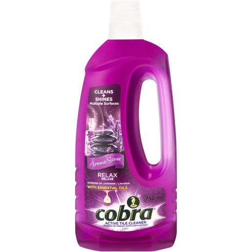 Cobra 2-In-1 Lavender Gardens Active Tile Cleaner 750ml
