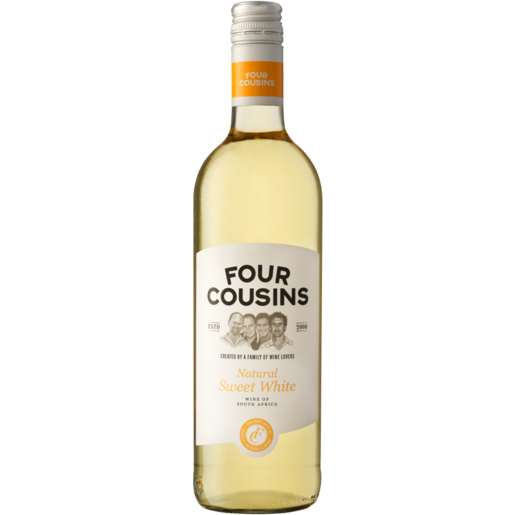 Four Cousins Natural Sweet White Wine Bottle 750ml