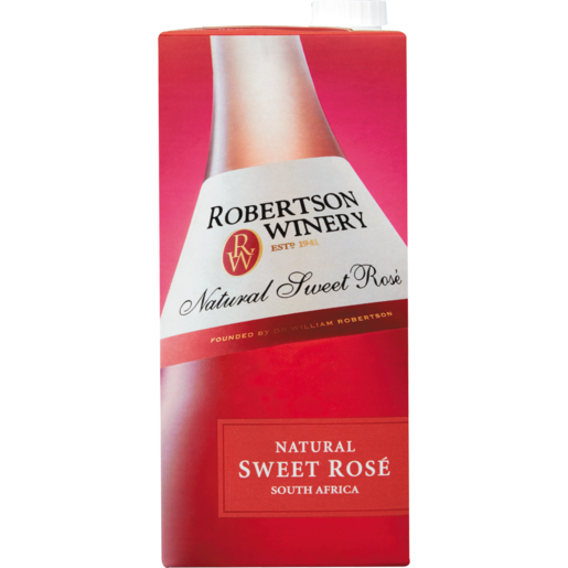 Robertson Winery Natural Sweet Rosé Wine Box 1L