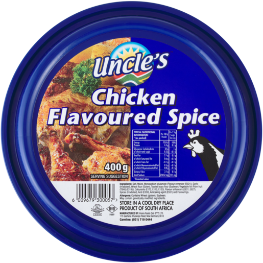 Uncle's Chicken Flavoured Spice 400g