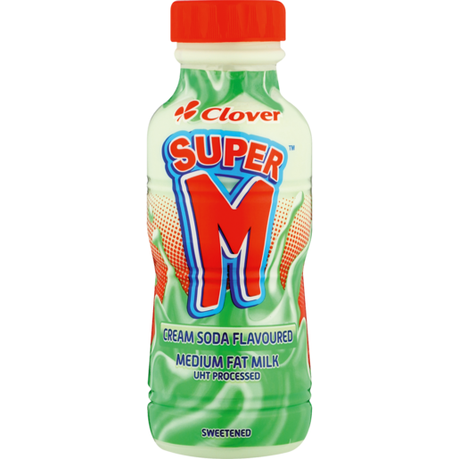 Clover Super M Cream Soda Flavoured Milk 300ml