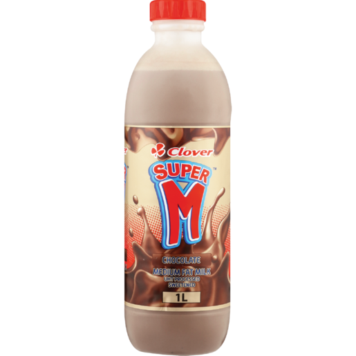 Clover Super M Chocolate UHT Flavoured Milk 1L