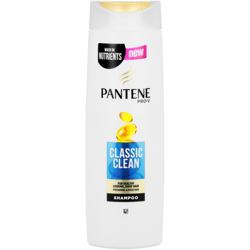 Pantene Pro-V Classic Clean Shampoo Bottle 400ml