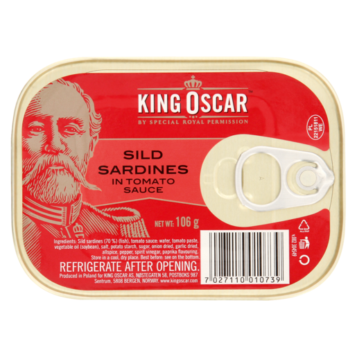 King Oscar Sild Sardines In Tomato Sauce 106g