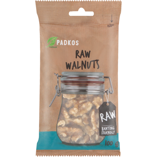 Padkos Raw Walnuts 100g