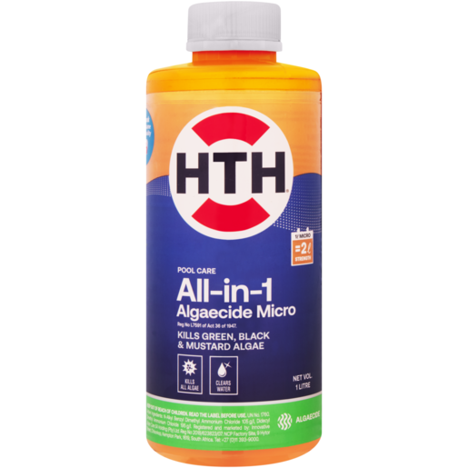 HTH Hosemaster All-In-1 Algaecide Micro 1L 