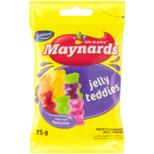 Maynards Mini Fruity Enerjelly Teddies 75g