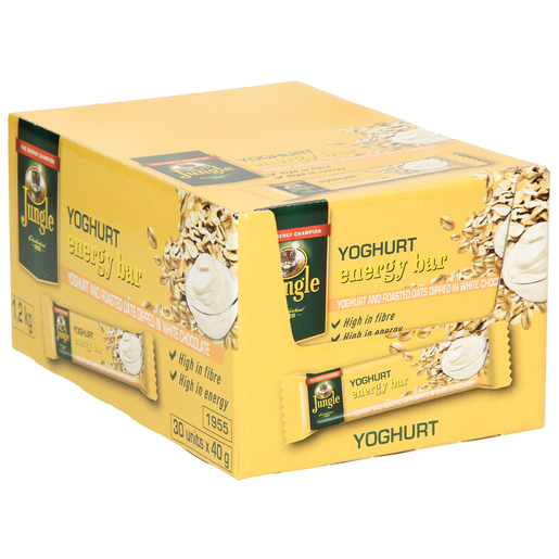 Jungle Yoghurt Flavoured Energy Bars 30 x 40g