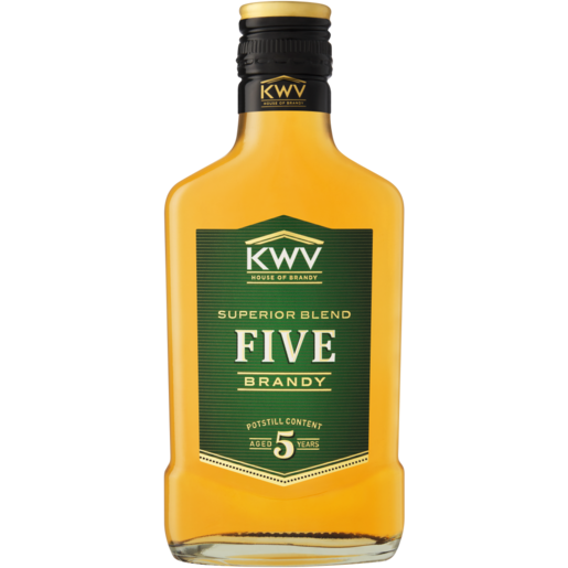 KWV 5 Year Old Brandy Bottle 200ml