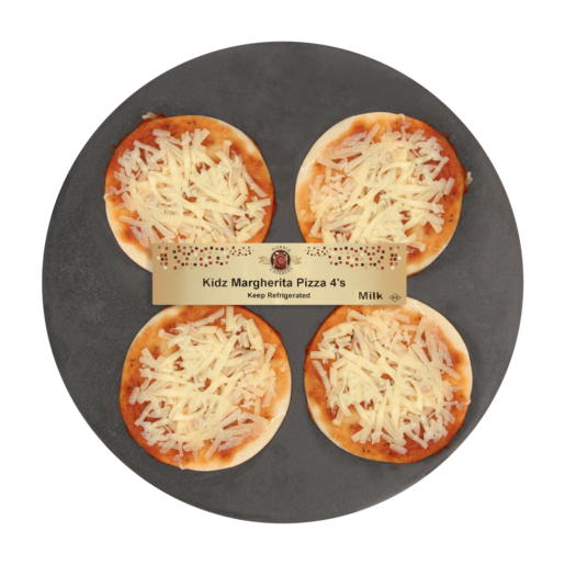 Norrie Caterers Kidz Margherita Pizza 4 Pack