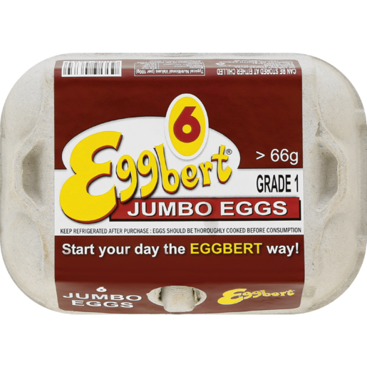 Eggbert Jumbo Eggs 6 Pack