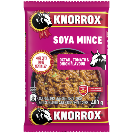 Knorrox Oxtail, Tomato & Onion Flavoured Soya Mince 400g