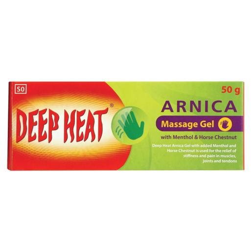 Deep Heat Arnica Gel Rheumatic Rub 50g