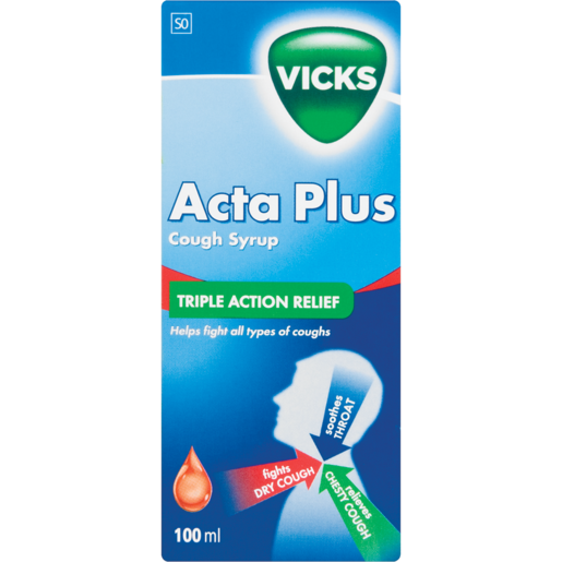 Vicks Acta Plus Cough Syrup 100ml