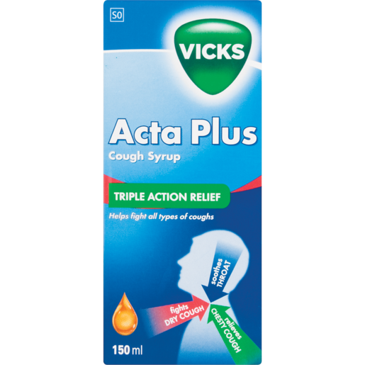 Vicks Acta Plus Cough Syrup 150ml