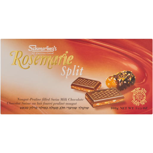 Schmerling's Rosemary Split Swiss Milk Chocolate 100g