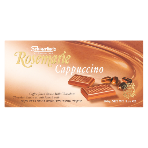 Schmerling's Rosemarie Cappuccino Flavoured Chocolate 100g
