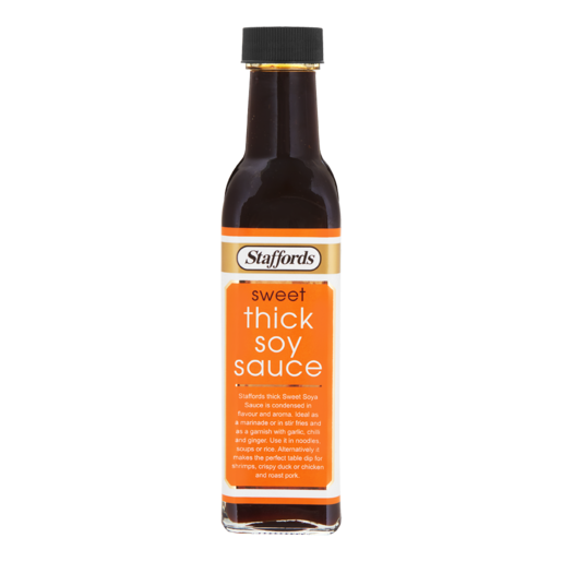 Staffords Sweet Thick Soy Sauce Bottle 250ml