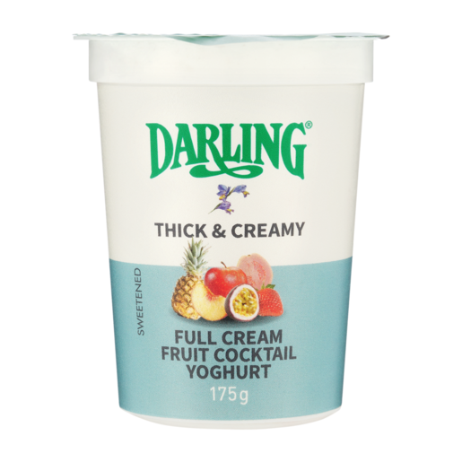Darling Thick & Creamy Fruit Cocktail Full Cream Yoghurt 175g