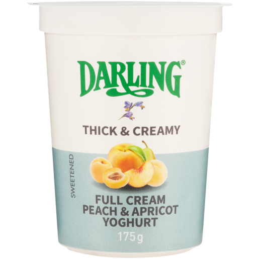 Darling Thick & Creamy Peach & Apricot Full Cream Yoghurt 175g