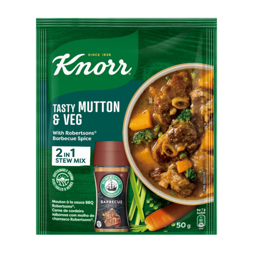 Knorr Soup Mutton And Veg With BBQ Spice 50g