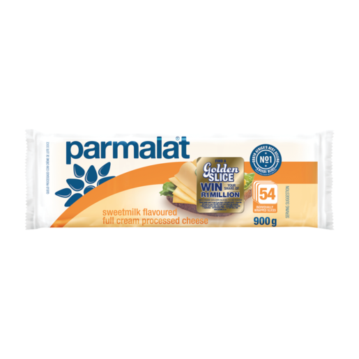 Parmalat Sweetmilk Flavoured Full Cream Processed Cheese Slices 54 Pack