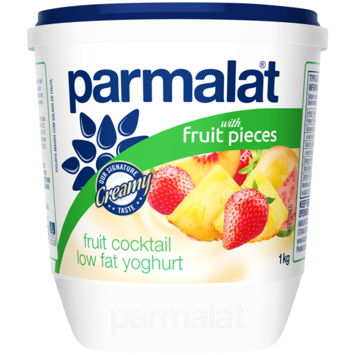 Parmalat Low Fat Fruit Cocktail Yoghurt 1kg