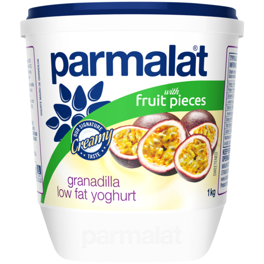 Parmalat Low Fat Granadilla Yoghurt 1kg