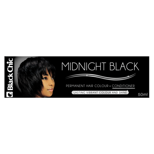 Black Chic Midnight Black Hair Colour Cream 50ml