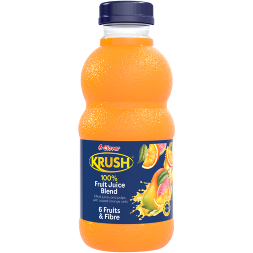 Clover Krush 6 Fruits & Fibre 100% Fruit Juice Blend 500ml 