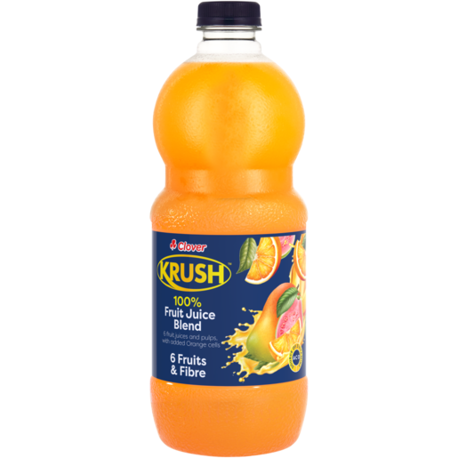 Krush 100% 6 Fruit & Wheat Fibre Fruit Juice 1.5L