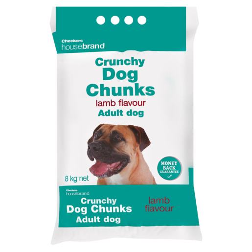 Checkers Housebrand Crunchy Lamb Flavoured Adult Dog Chunks 8kg