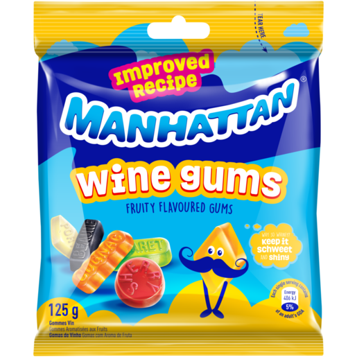 Manhattan Wine Gums 125g 