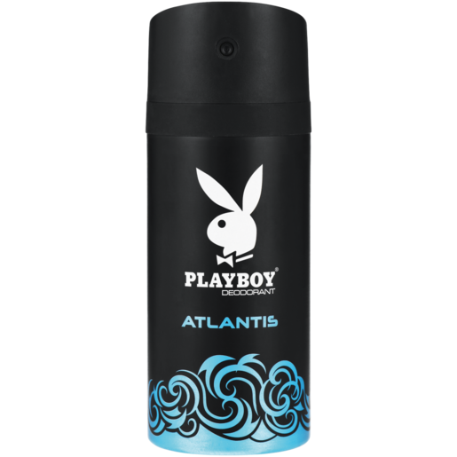 Playboy Atlantis Mens Aerosol Deodorant 150ml