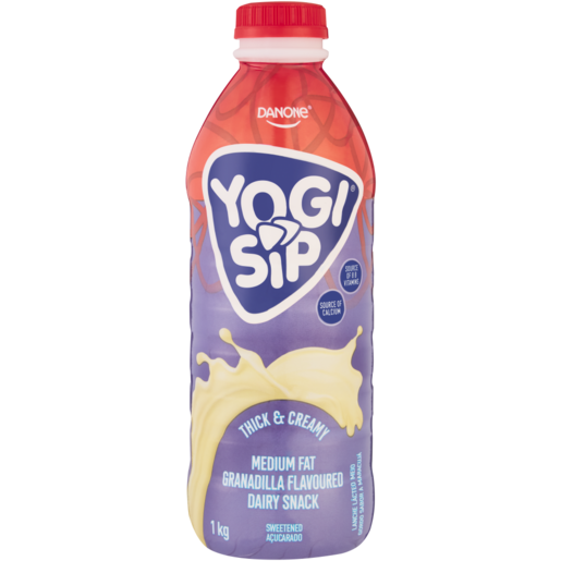 Danone Yogi Sip Granadilla Flavoured Dairy Snack 1kg