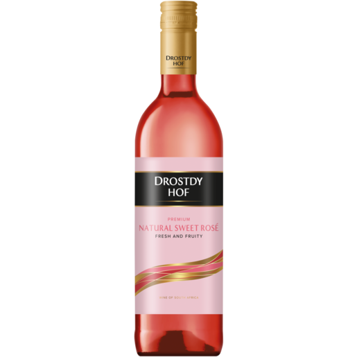 Drostdy Hof Natural Sweet Rosé Wine Bottle 750ml
